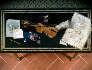 卓上（スカリオラ） 作： Pietro Antonio Paulini